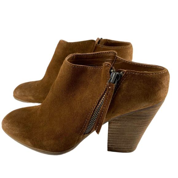 Dolce Vita Slip on Brown Suede Booties/Mule Size 8.5 - Picture 1 of 8